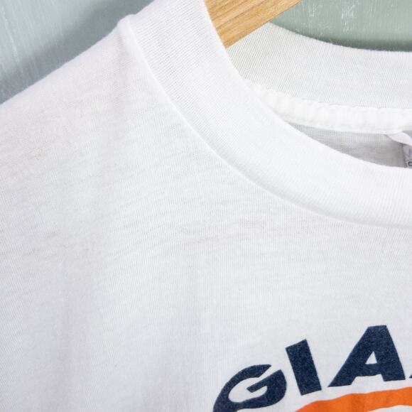 Giant Busters White Graphic Print Size XL Vintage T-Shirt Short Sleeve Crew‎ - Picture 10 of 10